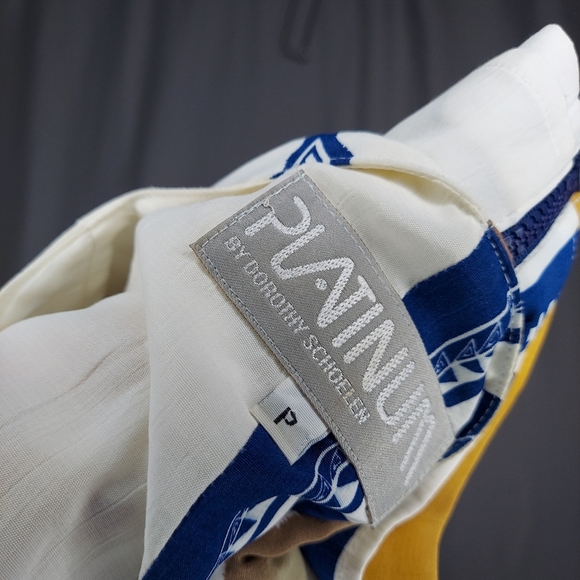 Dorothy Shoelen Skirt Set 6 Cropped Jacket Full A-Line Midi Abstract Floral Y2K - Picture 15 of 15